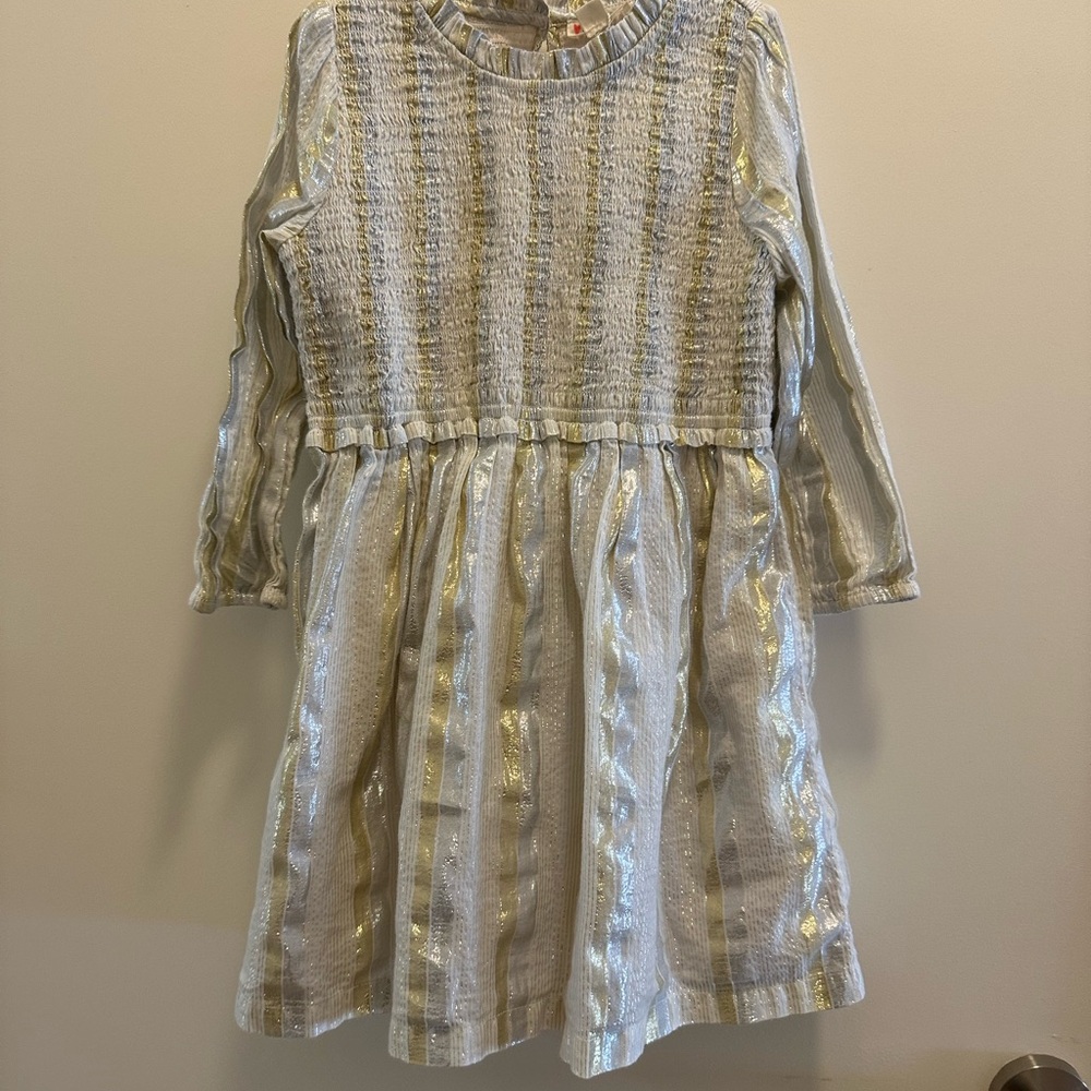 Elegant Striped Kids Dress